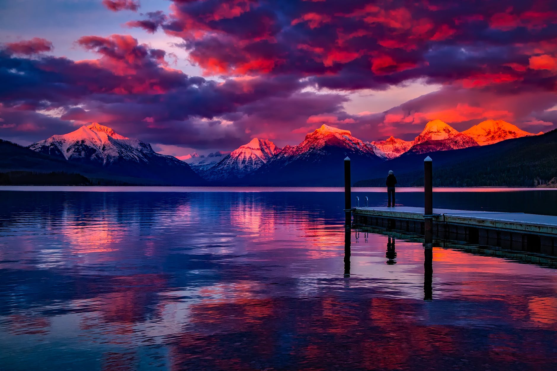 beautiful calm clouds dark